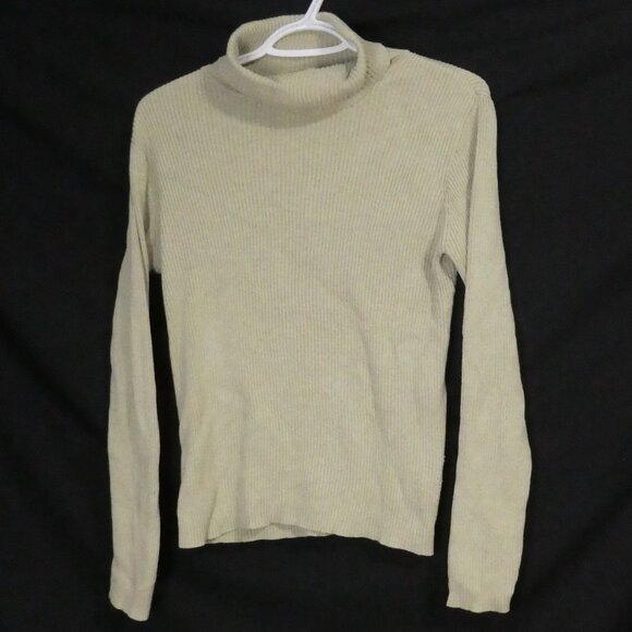 GAP | medium | Light Green Ribbed Turtleneck Sweater - Picture 1 of 15